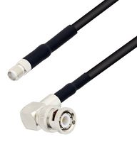 FAIRVIEW MICROWAVE FMC00291-12 RF / Coaxial Cable Assembly, 12 ", 305 mm, RG58C/U, SMA Jack, BNC Right Angle Plug, 50 ohm