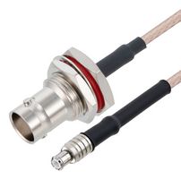 FAIRVIEW MICROWAVE FMC00599-24 Cable RF / Coaxial ensamblado, 24 ", 610 mm, RG316, MCX Plug, BNC Mamparo Hembra, 50 ohm