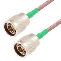 FAIRVIEW MICROWAVE FMC0101143LF-48 RF / Coaxial Cable Assembly, 4 ft, 1.21 m, RG142, N Type Plug, N Type Plug, 50 ohm