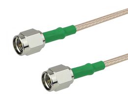 FAIRVIEW MICROWAVE FMC0202315LF-12 RF / Coaxial Cable Assembly, 12 ", 305 mm, RG316, SMA Plug, SMA Plug, 50 ohm