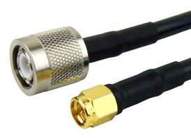 FAIRVIEW MICROWAVE FMC0203223-24 RF / Coaxial Cable Assembly, 24 ", 610 mm, RG223, SMA Plug, TNC Plug, 50 ohm