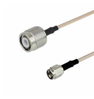FAIRVIEW MICROWAVE FMC0203315-48 RF / Coaxial Cable Assembly, 4 ft, 1.21 m, RG316, SMA Plug, TNC Plug, 50 ohm