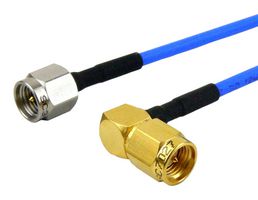 FAIRVIEW MICROWAVE FMC0204085-48 RF / Coaxial Cable Assembly, 4 ft, 1.21 m, FM-F086, SMA Plug, SMA Right Angle Plug, 50 ohm