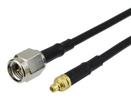 FAIRVIEW MICROWAVE FMC0209174-72 RF / Coaxial Cable Assembly, 6 ft, 1.82 m, RG174, SMA Plug, MMCX Plug, 50 ohm
