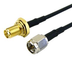 FAIRVIEW MICROWAVE FMC0212174-120 Cable RF / Coaxial ensamblado, 10 ft, 3.05 m, RG174, SMA Macho, SMA Jack Pasamuro, 50 ohm