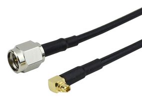 FAIRVIEW MICROWAVE FMC0219174LF-24 Cable RF / Coaxial ensamblado, 24 ", 610 mm, RG174, SMA Macho, MMCX Macho Ángulo Recto, 50 ohm