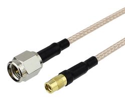 FAIRVIEW MICROWAVE FMC0224316-36 RF / Coaxial Cable Assembly, 36 ", 914.4 mm, RG316, SMA Plug, MMCX Jack, 50 ohm