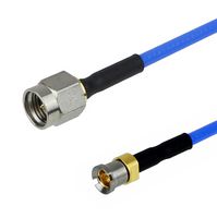 FAIRVIEW MICROWAVE FMC0233085-06 RF / Coaxial Cable Assembly, 6 ", 152.4 mm, FM-F086, SMA Plug, SMP Bulkhead Plug, 50 ohm