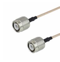 FAIRVIEW MICROWAVE FMC0303315-06 RF / Coaxial Cable Assembly, 6 ", 152.4 mm, RG316, TNC Plug, TNC Plug, 50 ohm