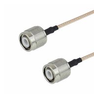 FAIRVIEW MICROWAVE FMC0303315LF-06 RF / Coaxial Cable Assembly, 6 ", 152.4 mm, RG316, TNC Plug, TNC Plug, 50 ohm
