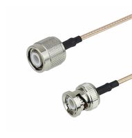 FAIRVIEW MICROWAVE FMC0308315-36 RF / Coaxial Cable Assembly, 36 ", 914.4 mm, RG316, TNC Plug, BNC Plug, 50 ohm