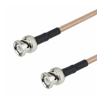 FAIRVIEW MICROWAVE FMC0808142-48 Cable RF / Coaxial ensamblado, 4 ft, 1.21 m, RG142, BNC Plug, BNC Plug, 50 ohm
