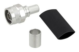 FAIRVIEW MICROWAVE EZ-400-NMH-X RF / Coaxial Connector, N Coaxial, Straight Plug, Crimp, 50 ohm, LMR-400, Beryllium Copper