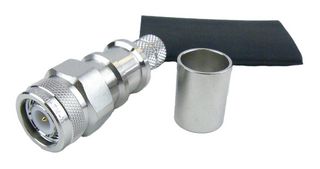 FAIRVIEW MICROWAVE EZ-400-TM-X RF / Coaxial Connector, TNC Coaxial, Straight Plug, Crimp, 50 ohm, LMR-400, Beryllium Copper
