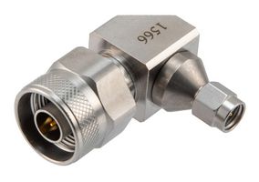 FAIRVIEW MICROWAVE FMAD1566 RF / Coaxial Adapter, SMA, Plug, N, Plug, Right Angle Adapter, 50 ohm
