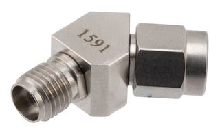 FAIRVIEW MICROWAVE FMAD1591 RF / Coaxial Adapter, 2.92mm Coaxial, Plug, 2.92mm Coaxial, Jack, 45° Angle Adapter, 50 ohm
