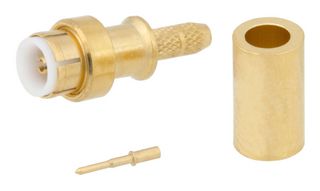 FAIRVIEW MICROWAVE FMCN1015 RF / Coaxial Connector, MMBX Coaxial, Straight Plug, Solder, Crimp, 50 ohm, RG178, RG196