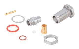 FAIRVIEW MICROWAVE FMCN1077 Conector Coaxial / RF, TNC Coaxial, Jack Pasamuro Recto, Soldadura, Abrazadera, 50 ohm, LL142
