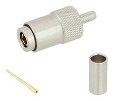 FAIRVIEW MICROWAVE FMCN1110 RF / Coaxial Connector, 1.0 / 2.3 Coaxial, Straight Plug, Crimp, 75 ohm, Belden 735A1, Brass