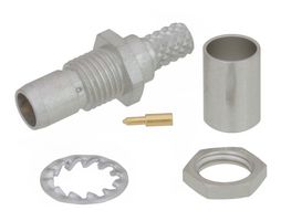 FAIRVIEW MICROWAVE FMCN1203 Conector Coaxial / RF, BMA Coaxial, Macho Pasamuro Recto, Solder, Crimp, 50 ohm