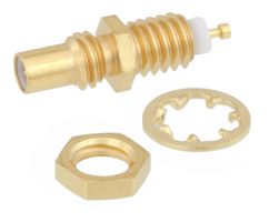 FAIRVIEW MICROWAVE FMCN1275 RF / Coaxial Connector, SSMC Coaxial, Straight Bulkhead Jack, Turret, Beryllium Copper
