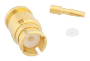 FAIRVIEW MICROWAVE FMCN1330 RF / Coaxial Connector, SMP Coaxial, Straight Jack, Solder, 50 ohm, 0.086" Microporous
