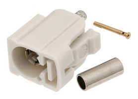 FAIRVIEW MICROWAVE FMCN1346B RF / Coaxial Connector, FAKRA Coaxial, Straight Jack, Solder, Crimp, 50 ohm