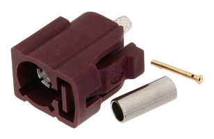 FAIRVIEW MICROWAVE FMCN1346D RF / Coaxial Connector, FAKRA Coaxial, Straight Jack, Solder, Crimp, 50 ohm