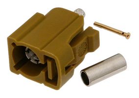 FAIRVIEW MICROWAVE FMCN1346K RF / Coaxial Connector, FAKRA Coaxial, Straight Jack, Solder, Crimp, 50 ohm