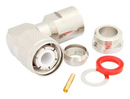 FAIRVIEW MICROWAVE FMCN1365 Conector Coaxial / RF, HN Coaxial, Macho Ángulo Recto, Soldadura, Abrazadera, 50 ohm