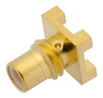 FAIRVIEW MICROWAVE FMCN1376 RF / Coaxial Connector, SMC Coaxial, Straight Jack, Surface Mount Vertical, 50 ohm, Brass
