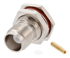 FAIRVIEW MICROWAVE FMCN1416 RF / Coaxial Connector, TNC Coaxial, Straight Bulkhead Jack, Solder, 50 ohm
