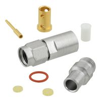 FAIRVIEW MICROWAVE FMCN1465 RF / Coaxial Connector, SMA Coaxial, Straight Plug, Solder, Clamp, 50 ohm, LL160