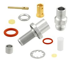 FAIRVIEW MICROWAVE FMCN1466 Conector Coaxial / RF, SMA Coaxial, Jack Pasamuro Recto, Soldadura, Abrazadera, 50 ohm, LL160