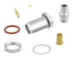FAIRVIEW MICROWAVE FMCN1469 Conector Coaxial / RF, TNC Coaxial, Jack Pasamuro Recto, Soldadura, Abrazadera, 50 ohm, LL160