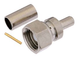 FAIRVIEW MICROWAVE FMCN1549 RF / Coaxial Connector, SMC Coaxial, Straight Plug, Solder, Crimp, 75 ohm, RG180, RG195