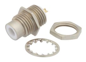 FAIRVIEW MICROWAVE FMCN1552 RF / Coaxial Connector, SMC Coaxial, Straight Bulkhead Jack, Solder Cup, 75 ohm