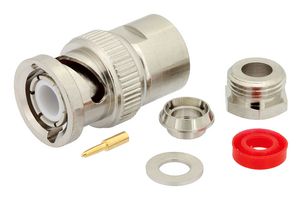 FAIRVIEW MICROWAVE FMCN1566 Conector Coaxial / RF, BNC Coaxial, Macho Recto, Soldadura, Abrazadera, 50 ohm