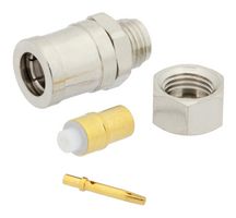 FAIRVIEW MICROWAVE FMCN1592 RF / Coaxial Connector, SMB Coaxial, Straight Plug, Solder, Clamp, 50 ohm