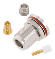 FAIRVIEW MICROWAVE FMCN1598 RF / Coaxial Connector, N Coaxial, Straight Bulkhead Jack, Solder, 50 ohm