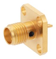 FAIRVIEW MICROWAVE FMCN1685 RF / Coaxial Connector, SMA Coaxial, Straight Flanged Jack, Solder Cup, 50 ohm, Beryllium Copper