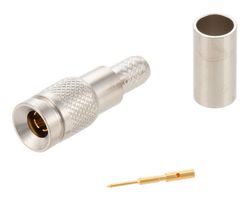 FAIRVIEW MICROWAVE FMCN1816 RF / Coaxial Connector, 1.0 / 2.3 Coaxial, Straight Plug, Solder, Crimp, 50 ohm