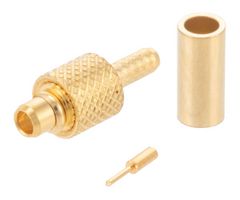 FAIRVIEW MICROWAVE FMCN1848 RF / Coaxial Connector, MMCX Coaxial, Straight Plug, Solder, Crimp, 50 ohm, RG178, RG196