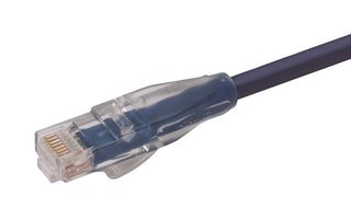 L-COM TRD695BL-50 Ethernet Cable, Cat6, RJ45 Plug to RJ45 Plug, UTP (Unshielded Twisted Pair), Blue, 15.2 m, 50 ft