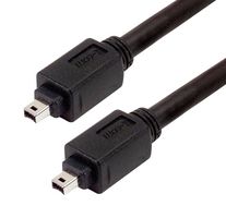 L-COM CSM94-2M3 Computer Cable, Type 2/2, IEEE 1394 Firewire 4 Position Plug, IEEE 1394 Firewire 4 Position Plug