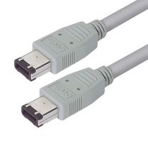 L-COM CSM94-5M Computer Cable, Type 1/1, IEEE 1394 Firewire 6 Position Plug, IEEE 1394 Firewire 6 Position Plug