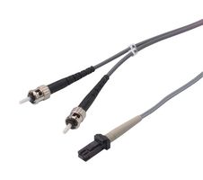 L-COM FODST-MT-03 FO CABLE, MTRJ-ST DUPLEX, OM1, 9.8