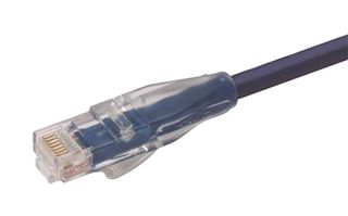 L-COM TRD695BL-7 Cable Ethernet, Cat6, RJ45 Macho a RJ45 Macho, UTP (par trenzado sin blindaje), Azul, 2.1 m, 7 ft