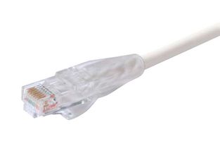 L-COM TRD815WHT-14 Ethernet Cable, Cat5e, RJ45 Plug to RJ45 Plug, UTP (Unshielded Twisted Pair), White, 4.3 m, 14 ft