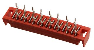 TE CONNECTIVITY - AMP 1-338068-2 PCB Receptacle, Board-to-Board, 1.27 mm, 2 Rows, 12 Contacts, Through Hole Mount